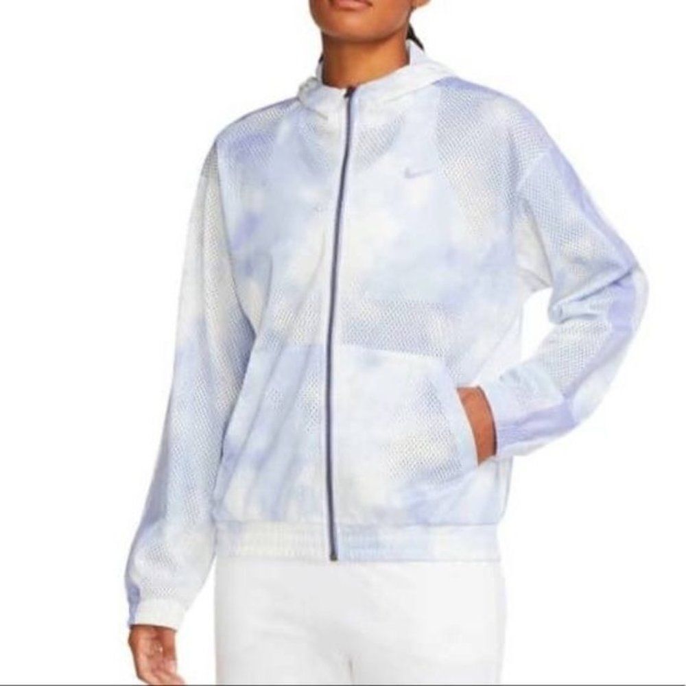 Nike Sportswear Icon Clash Long Sleeve Jacket in Light Thistle Size 2X